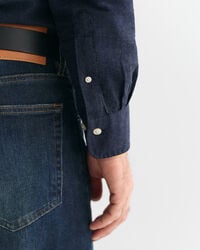 Regular fit melerad flanellskjorta