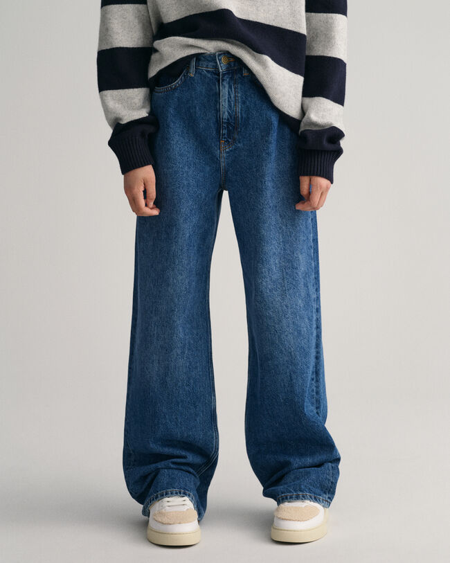 Teen Girls jeans med vida ben