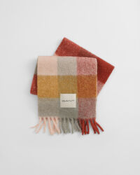 Rutig halsduk i alpackaullblandning