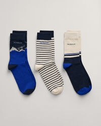 Teens trepack Alpine Jacquard strumpor