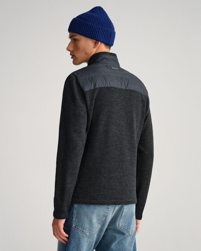 Mixed Media lätt vadderad jacka