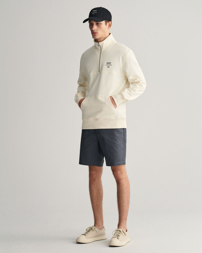 GANT Script Graphic half-zip sweatshirt