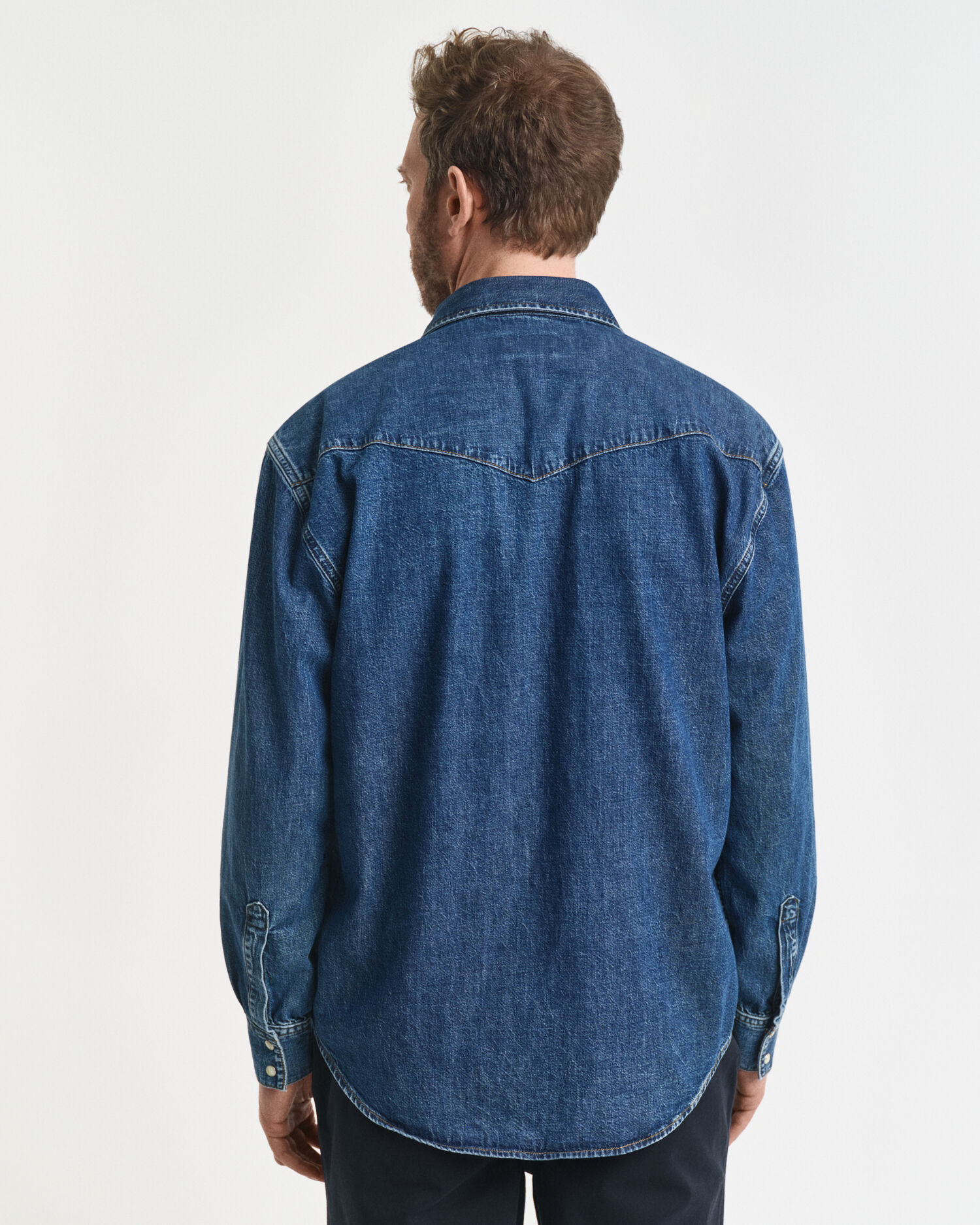 Relaxed fit denimskjorta