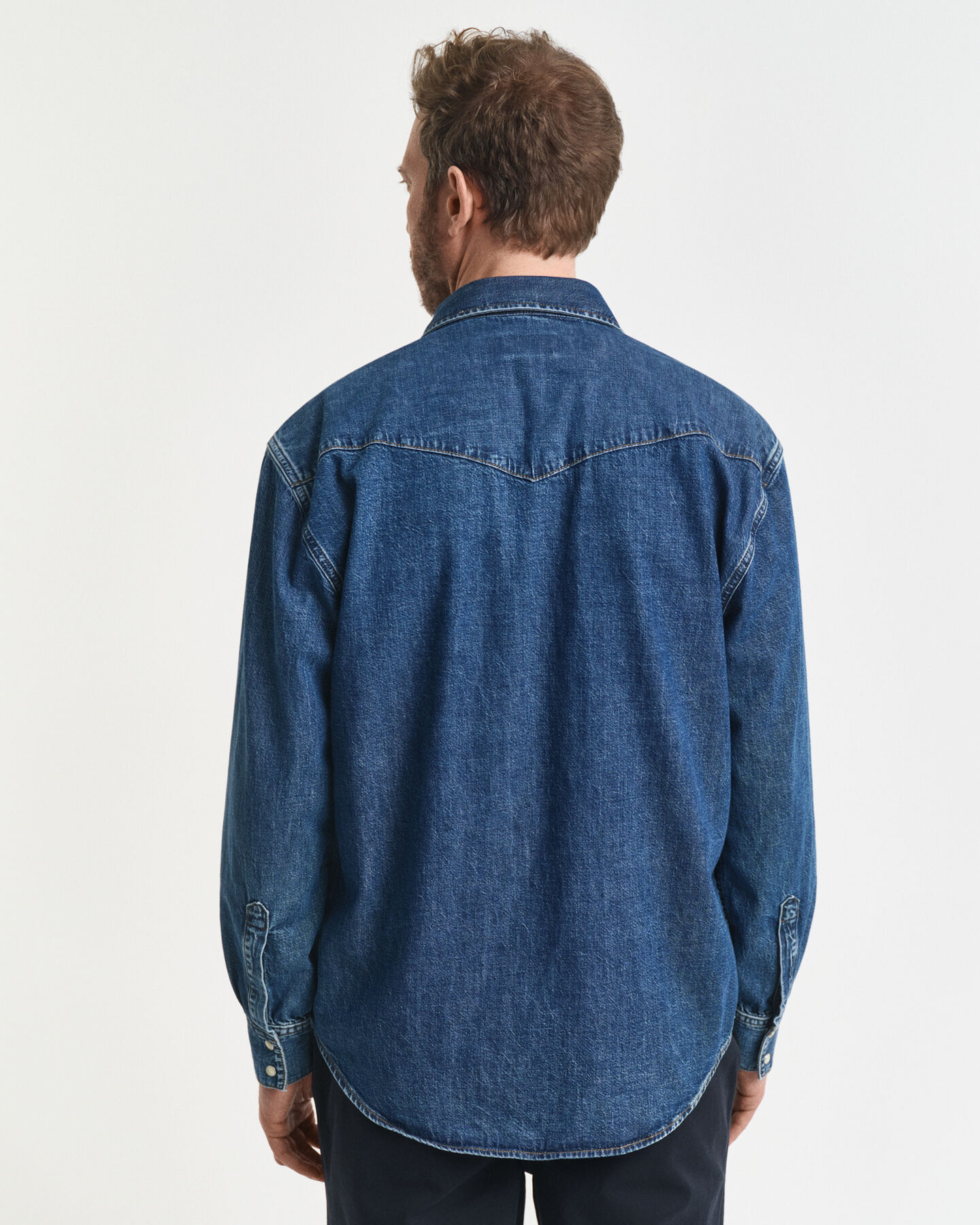 Relaxed fit denimskjorta