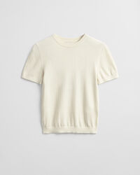 Lätt kortärmad rundhalsad tröja