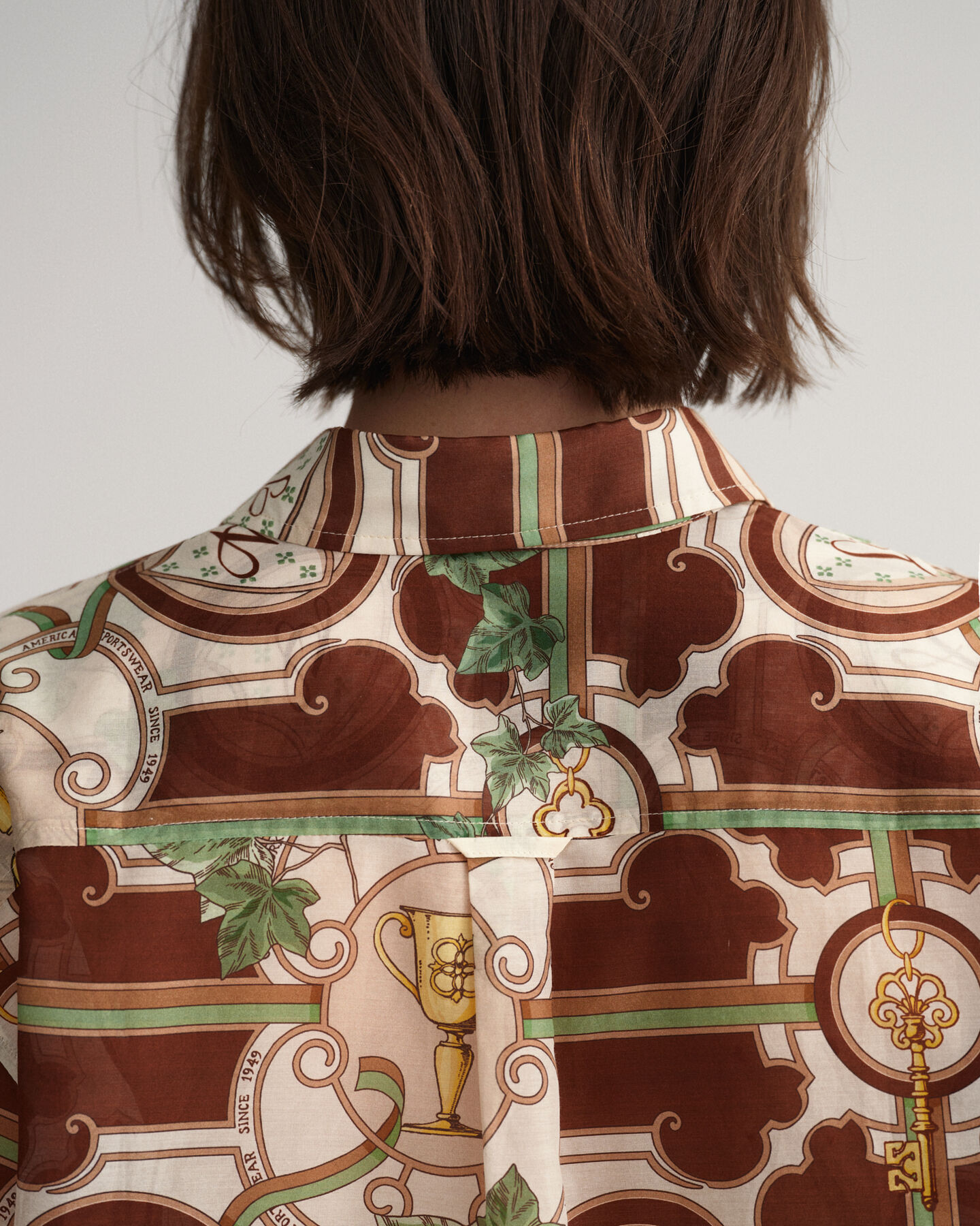 Relaxed fit American Luxe skjorta i bomull och silke