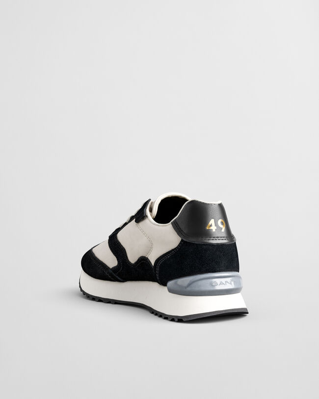 Bevinda sneakers i mocka och nylon