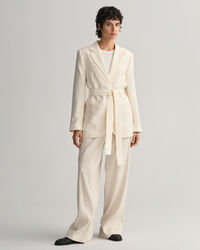 Regular fit Fluid kavaj med b&auml;lte