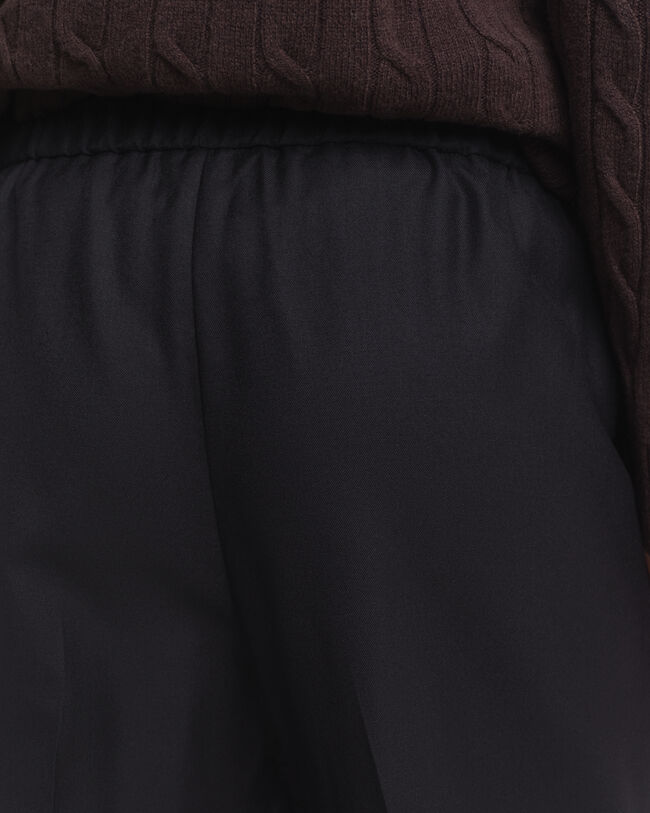 Dra på-byxor i ullblandning