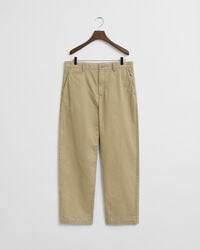 Relaxed fit chinos i bomullstwill