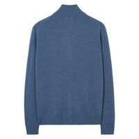 Cardigan i superfin lammull med dragkedja