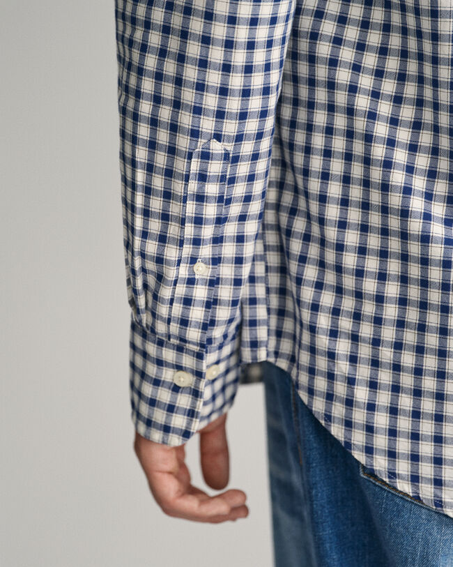 Regular fit Archive rutig oxfordskjorta