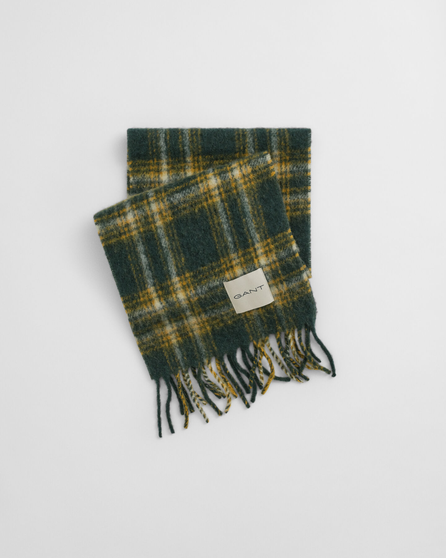 Rutig halsduk i mohair- och alpackablandning