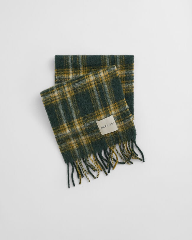 Rutig halsduk i mohair- och alpackablandning