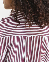 Klassisk skjortklänning i poplin med bälte