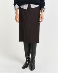 Midipennkjol i ullblandning