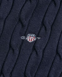 Teen Girls kabelstickad klänning i bomullsstretch