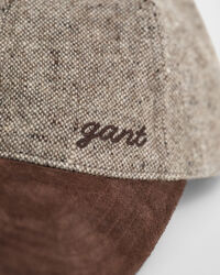 Keps i ull med textur