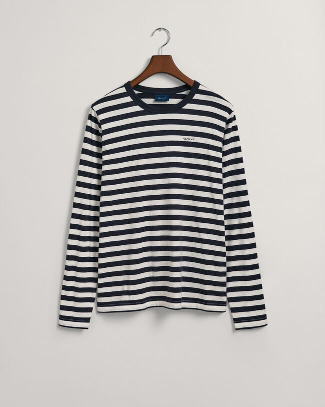 Randig långärmad T-shirt