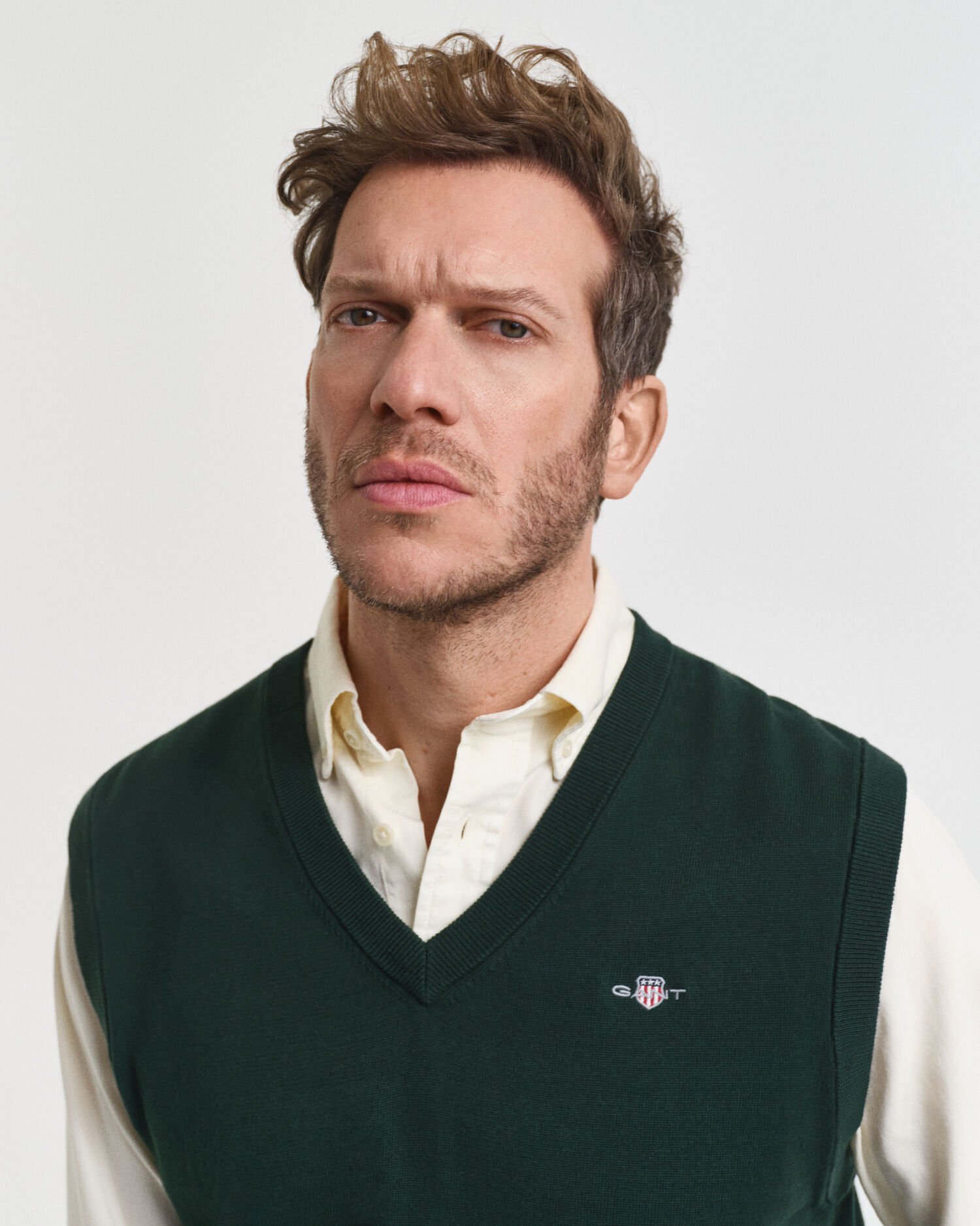 Klassisk bomullsväst