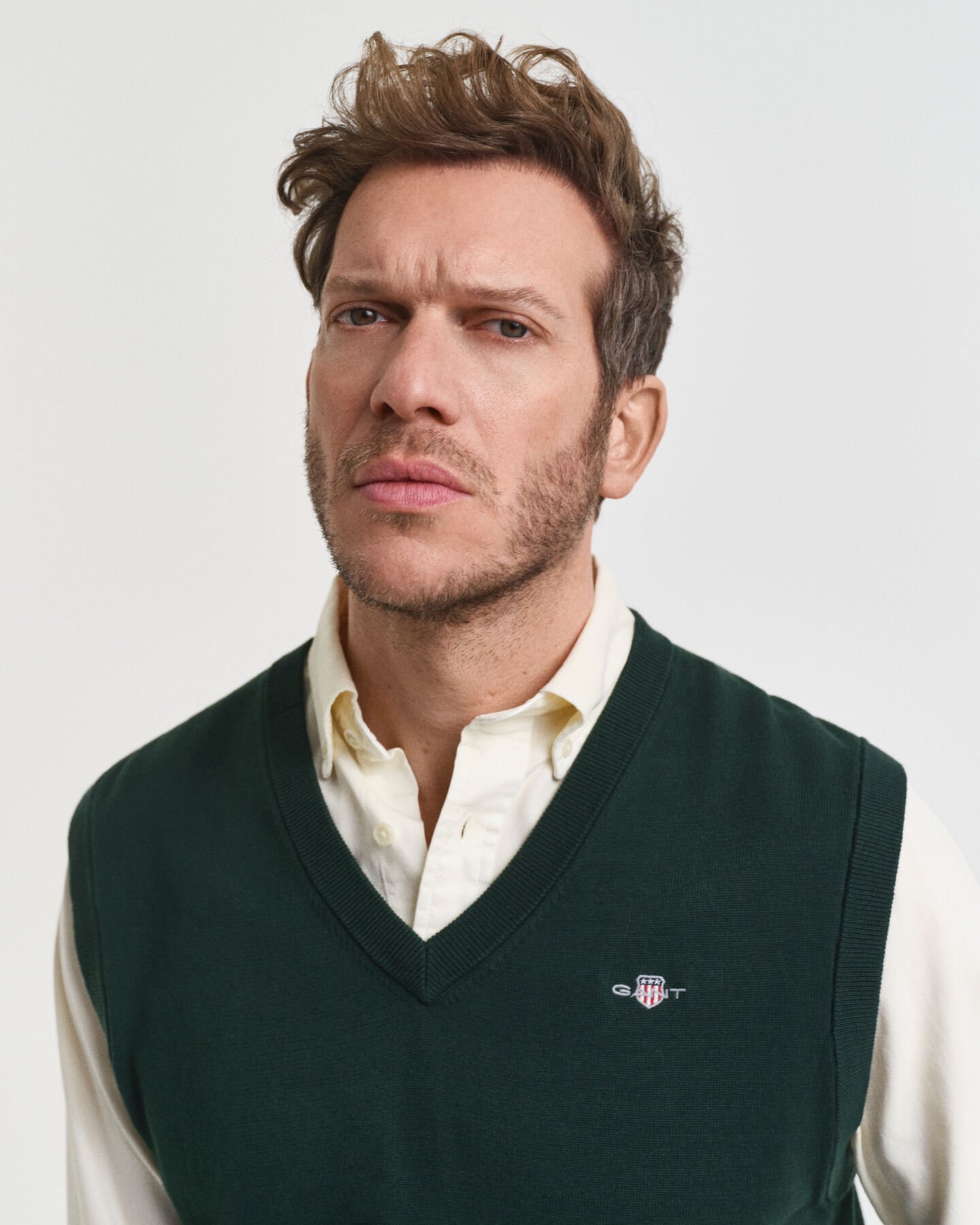 Klassisk bomullsväst