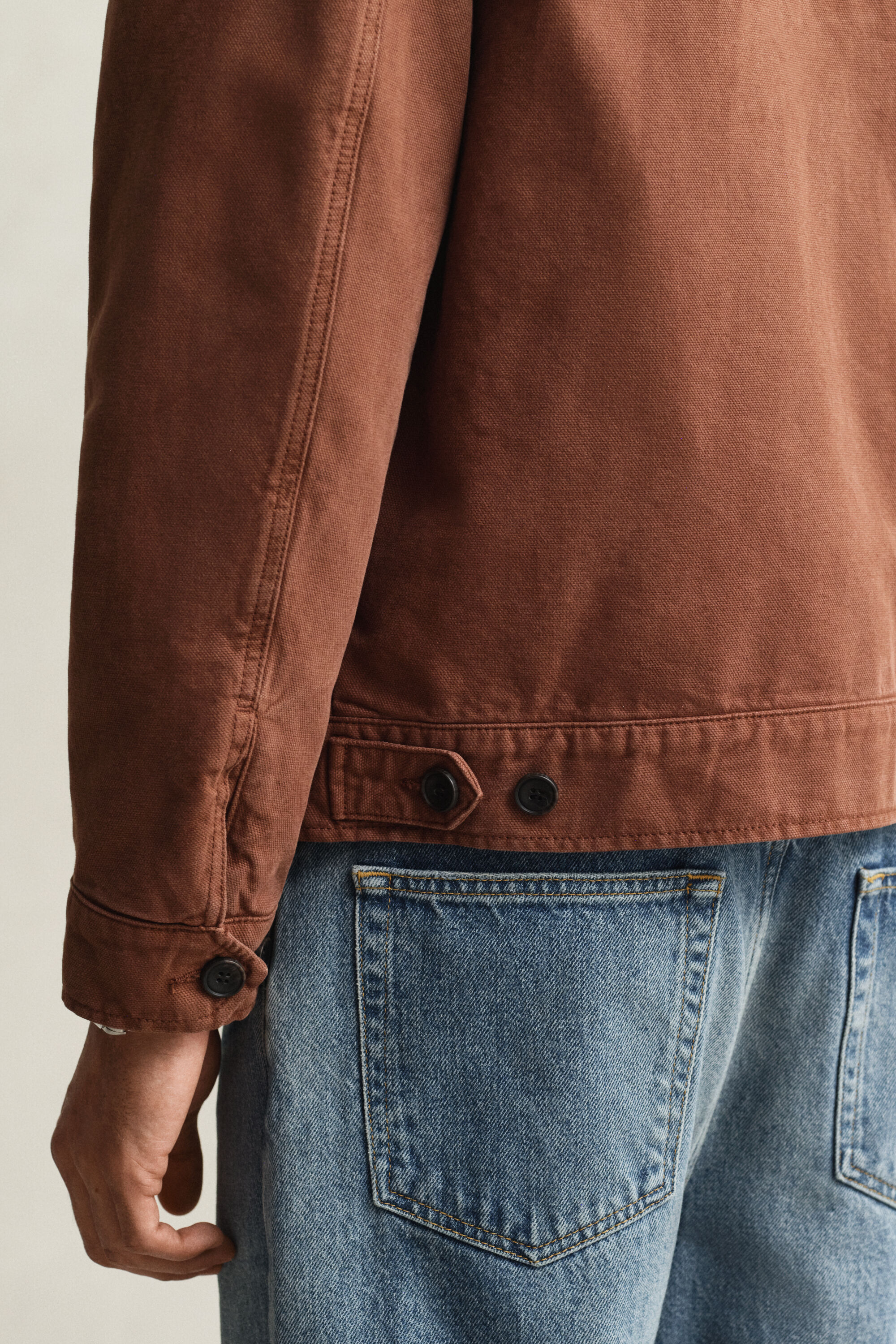 Jacka i bomullskanvas