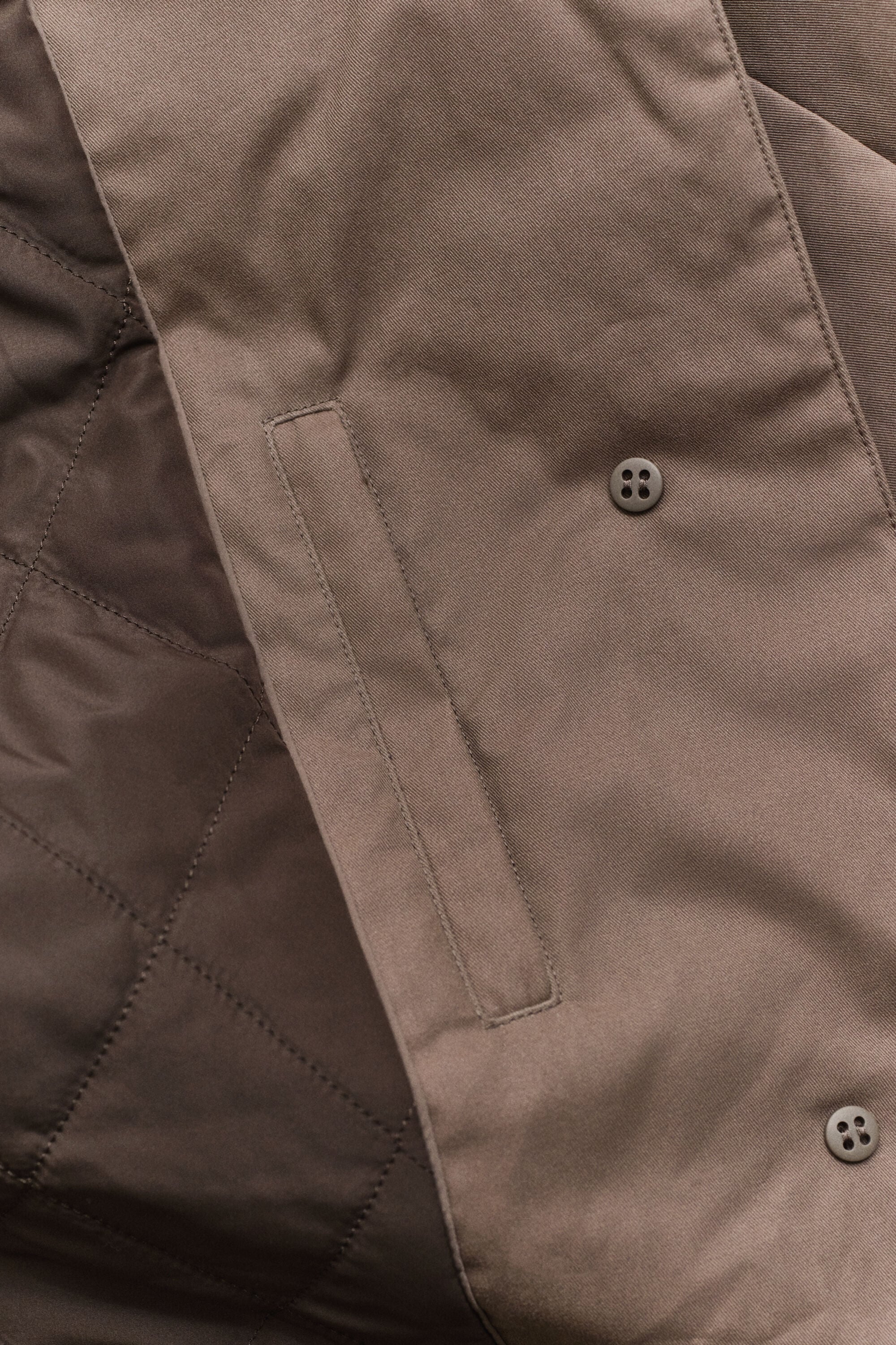 Car coat med vaxad yta