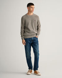 Twisted crew neck bomullstr&ouml;ja