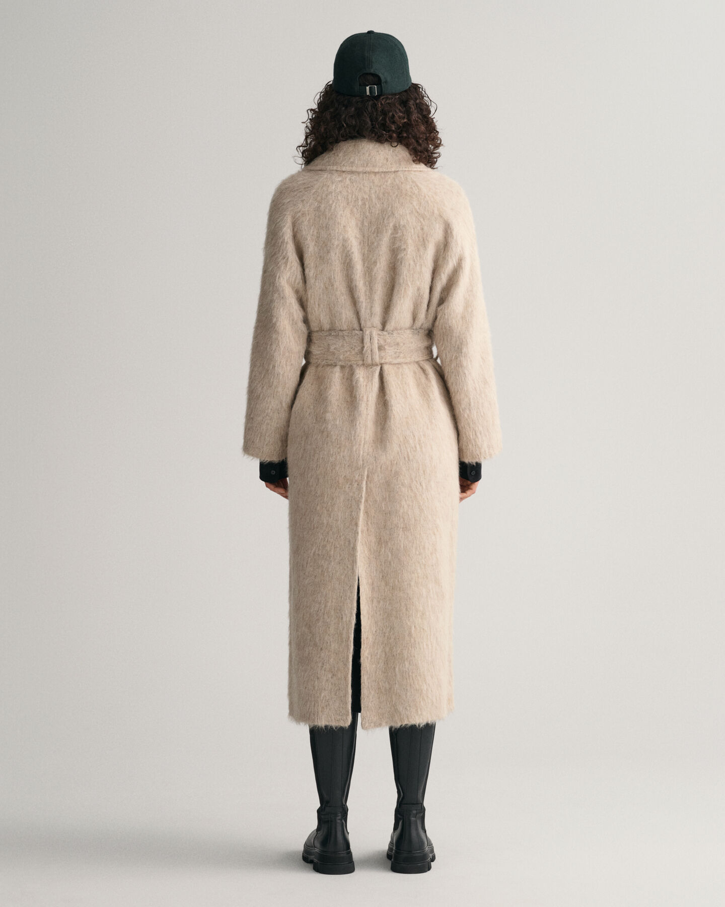 Hairy Textured car coat