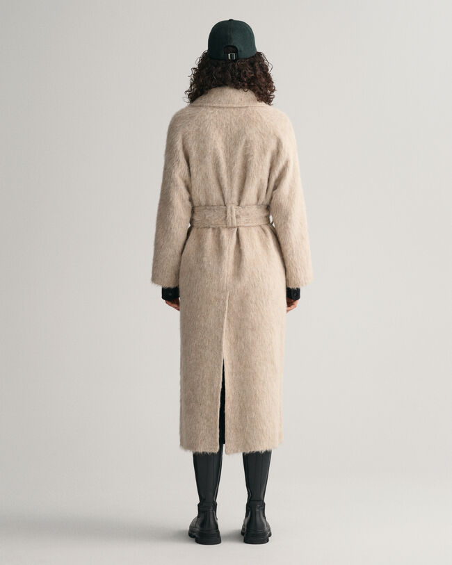 Hairy Textured car coat