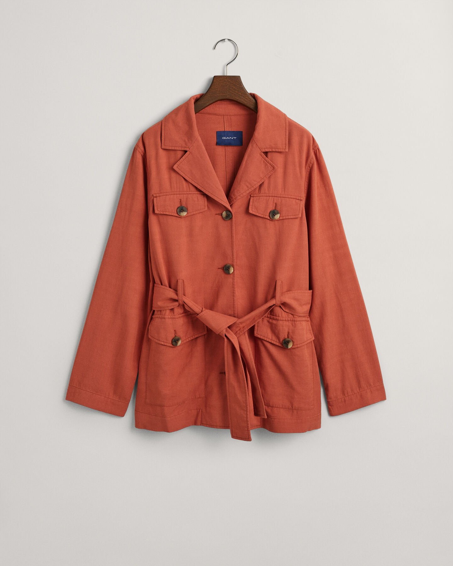 Relaxed fit kavaj med b&auml;lte