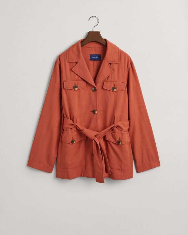 Relaxed fit kavaj med b&auml;lte