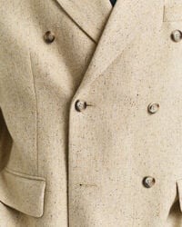 Relaxed fit kostymkavaj med fiskbensmönster