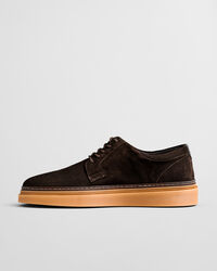 Kinzoon låga snörskor i mocka