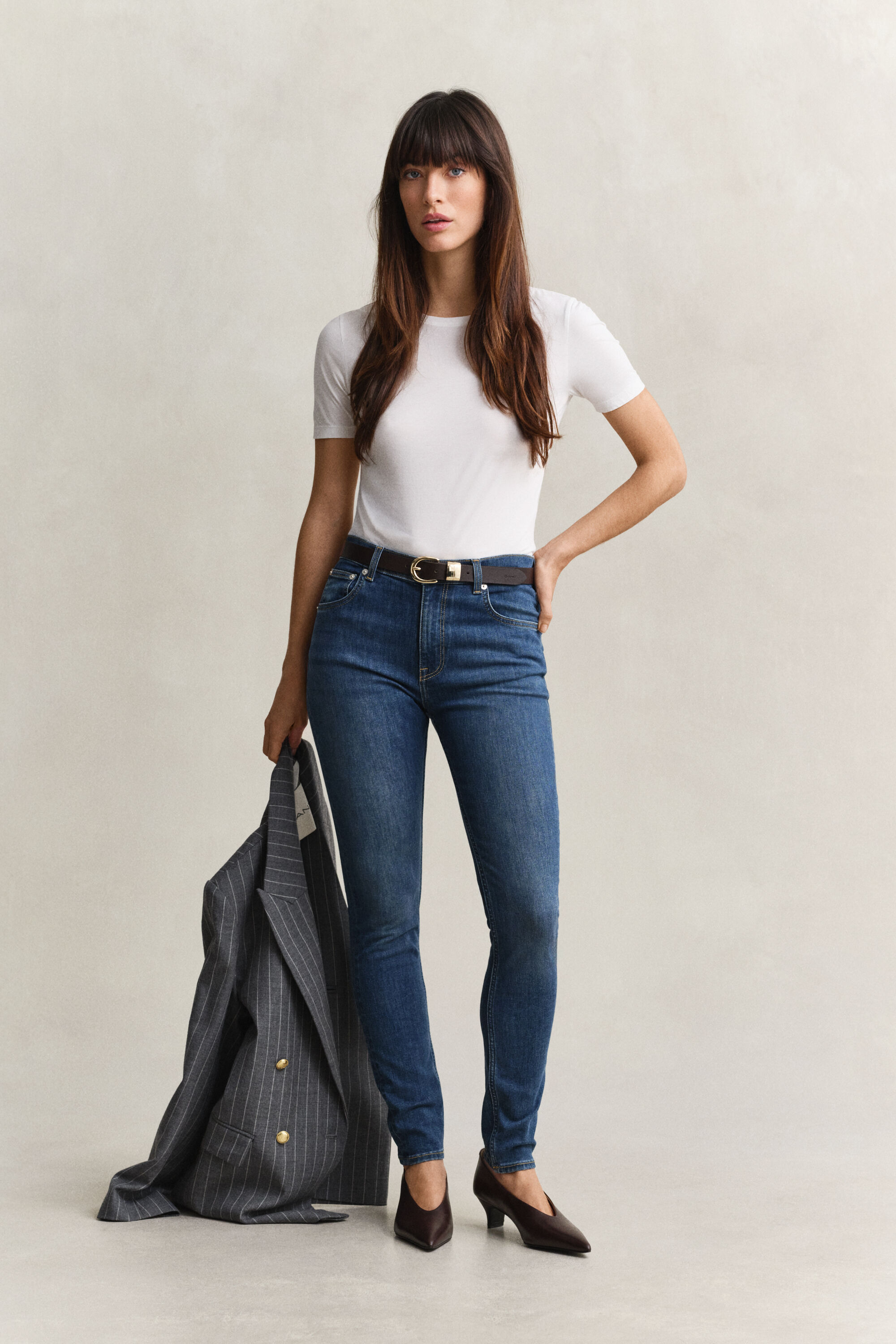 Skinny jeans med stretch