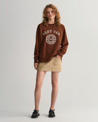 Oversized GANT USA crew neck sweatshirt