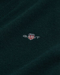 V-ringad tröja i superfin lammull