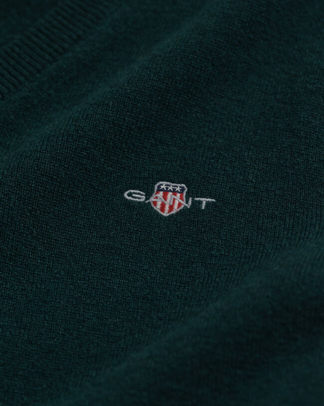 V-ringad tröja i superfin lammull