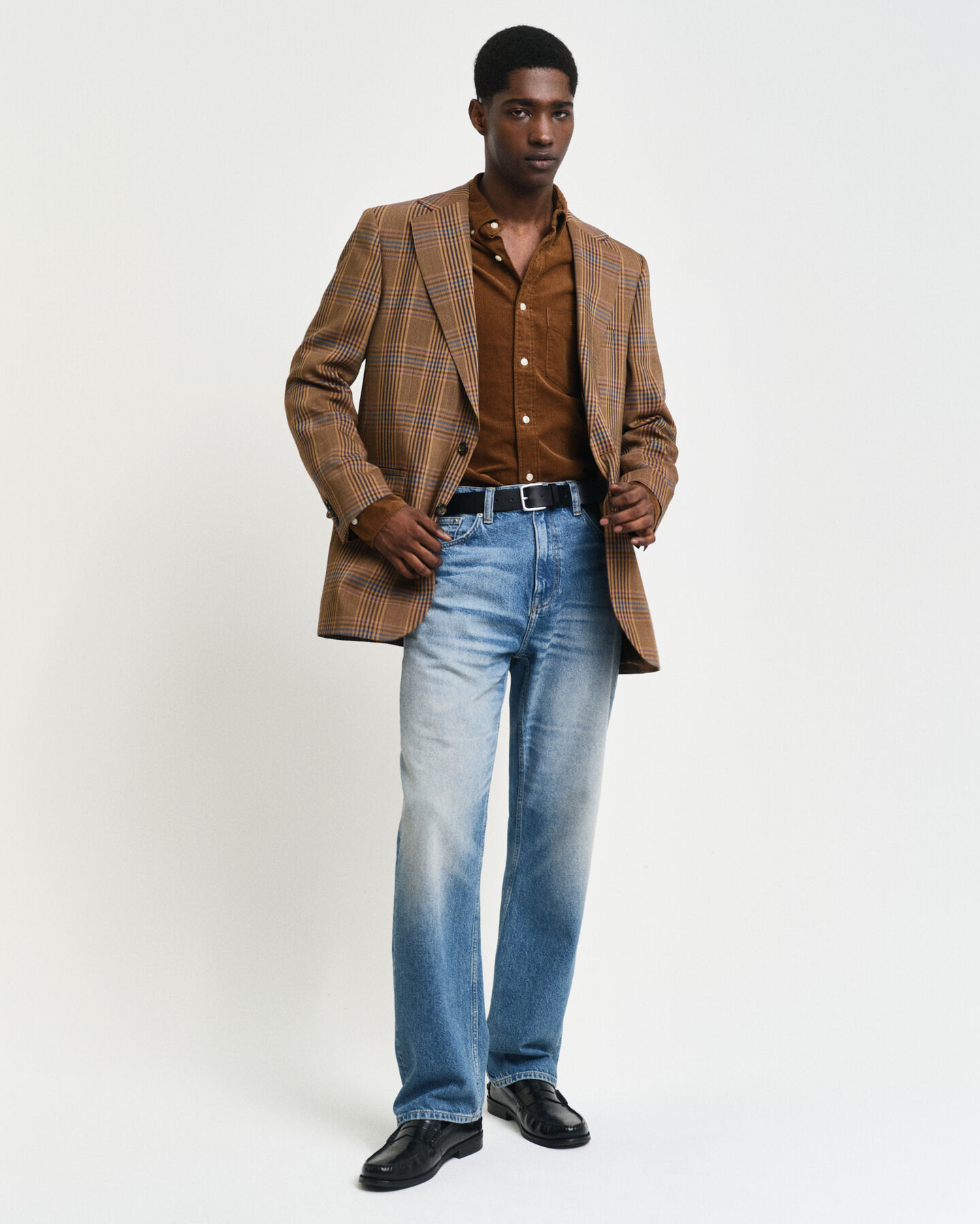 Regular fit manchesterskjorta