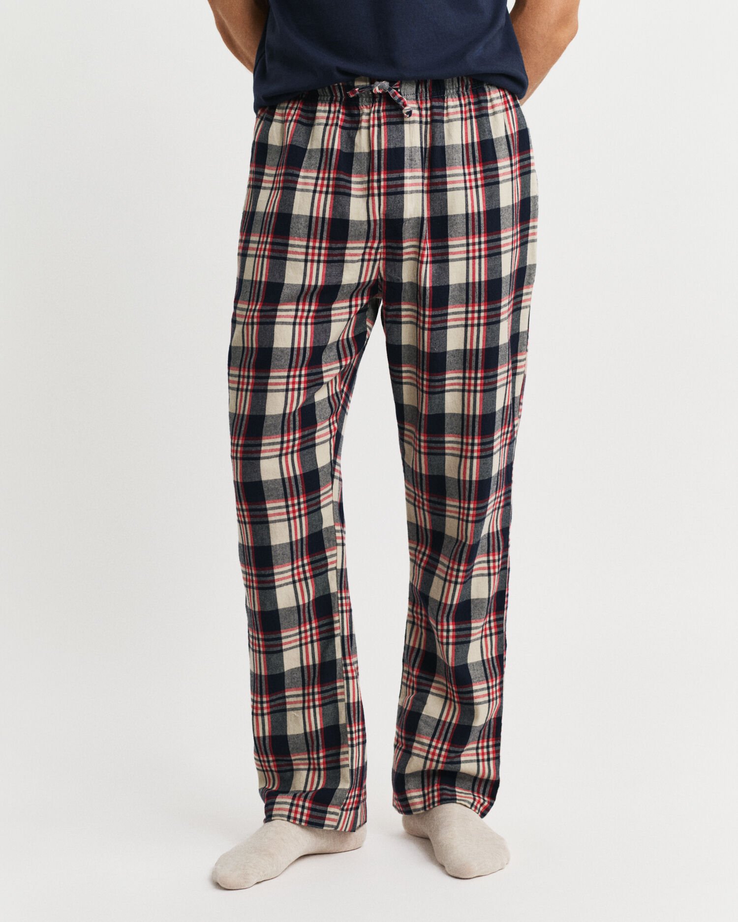 Rutiga pyjamasbyxor i flanell