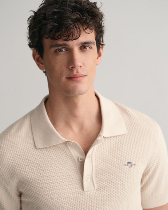 Pik&eacute;tr&ouml;ja i bomull med struktur