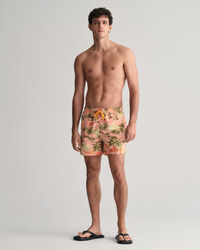 Hawaiian Print Swim Shorts