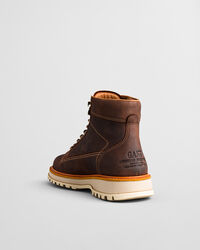 Clafton läderboots med snörning