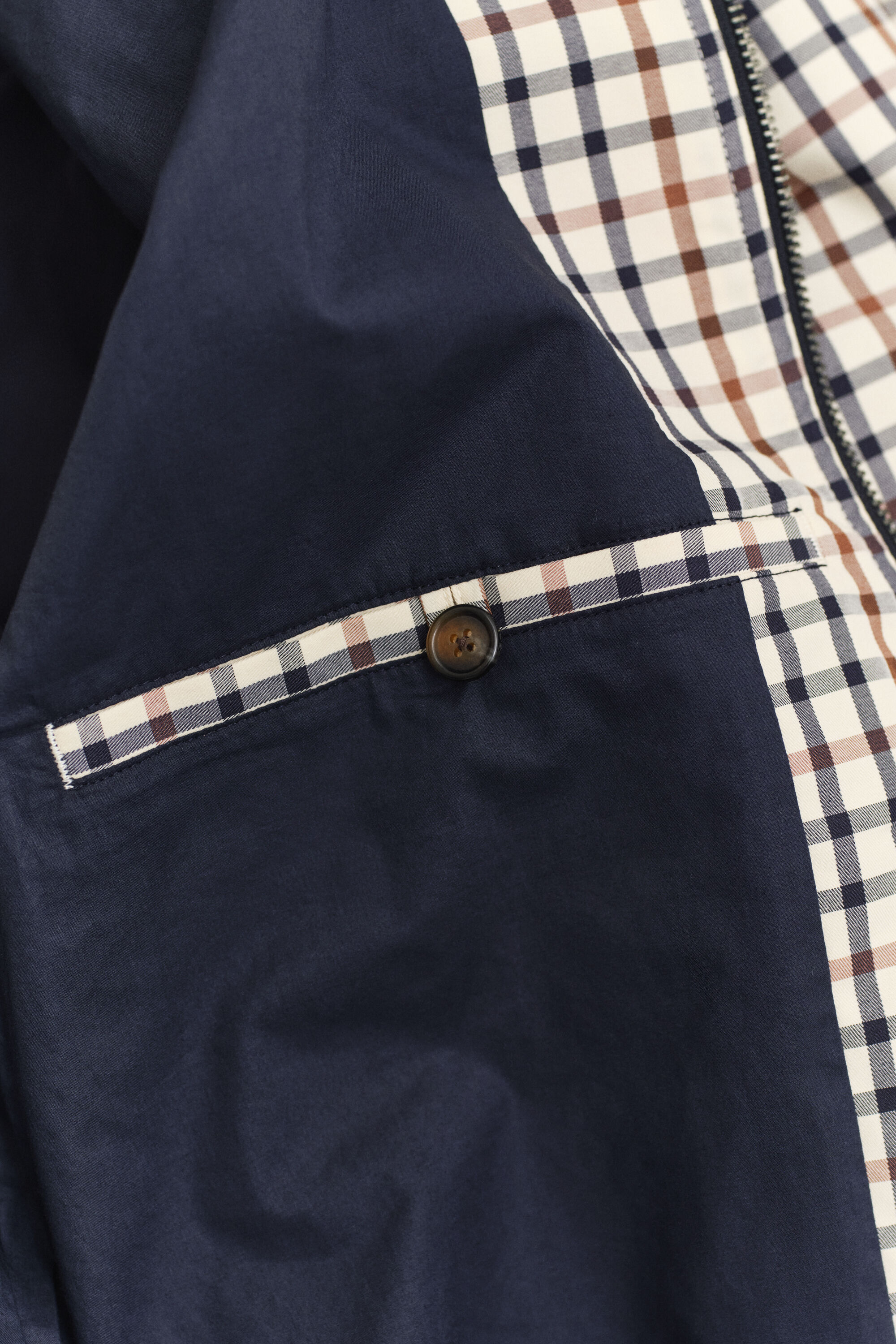 Harringtonjacka i bomullsblandning