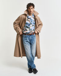 Relaxed Fit Resort Island mönstrad skjorta