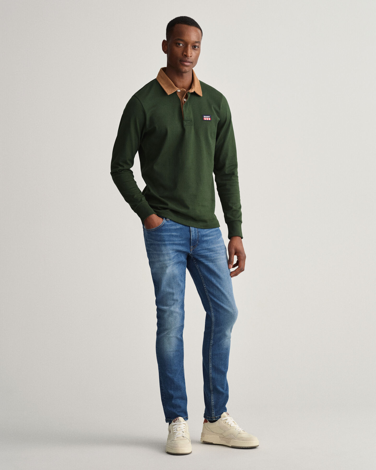 Maxen Retro Shield jeans med extra slim fit