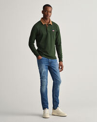 Maxen Retro Shield jeans med extra slim fit