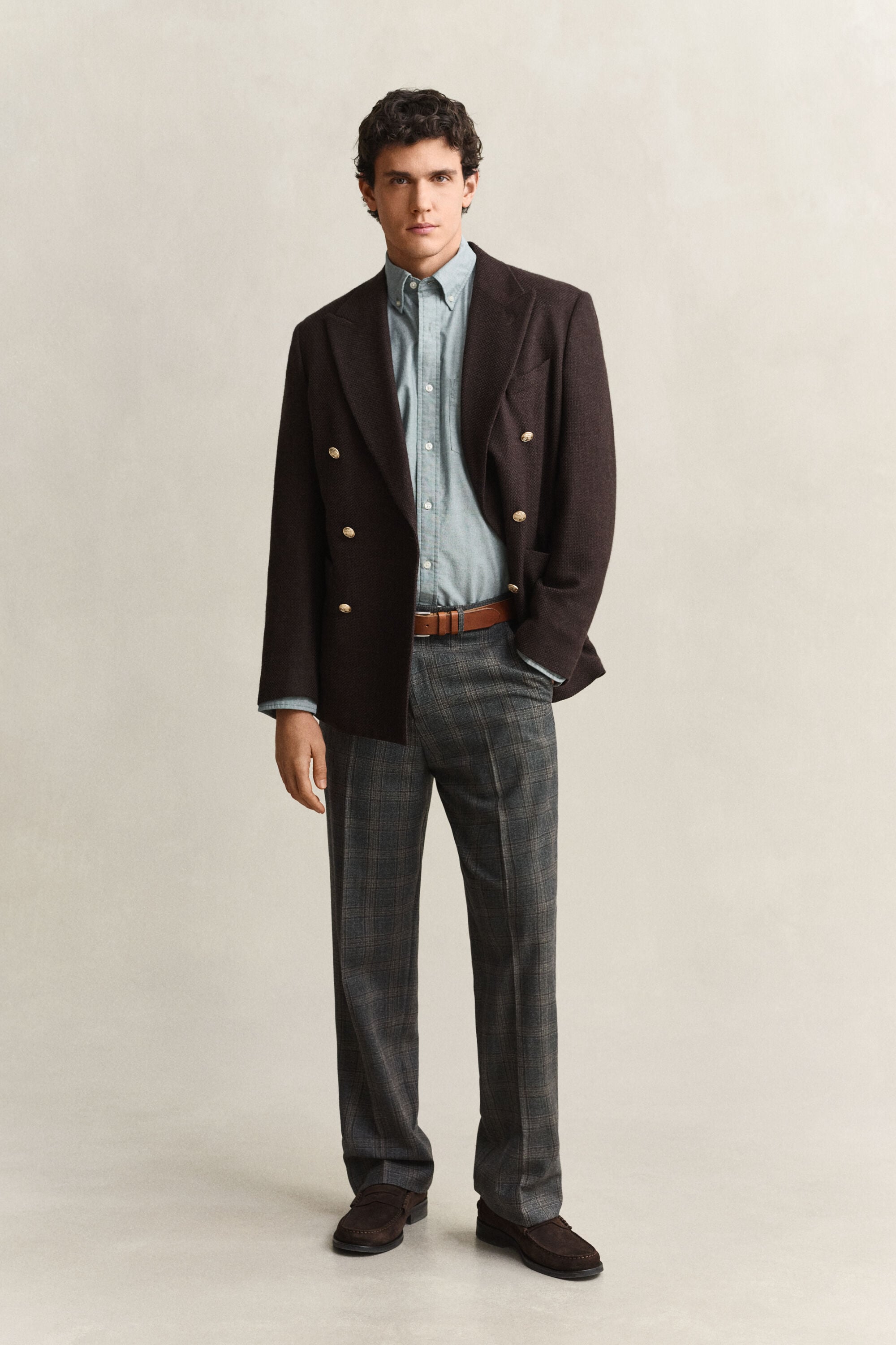 Klassisk oxfordskjorta med regular fit