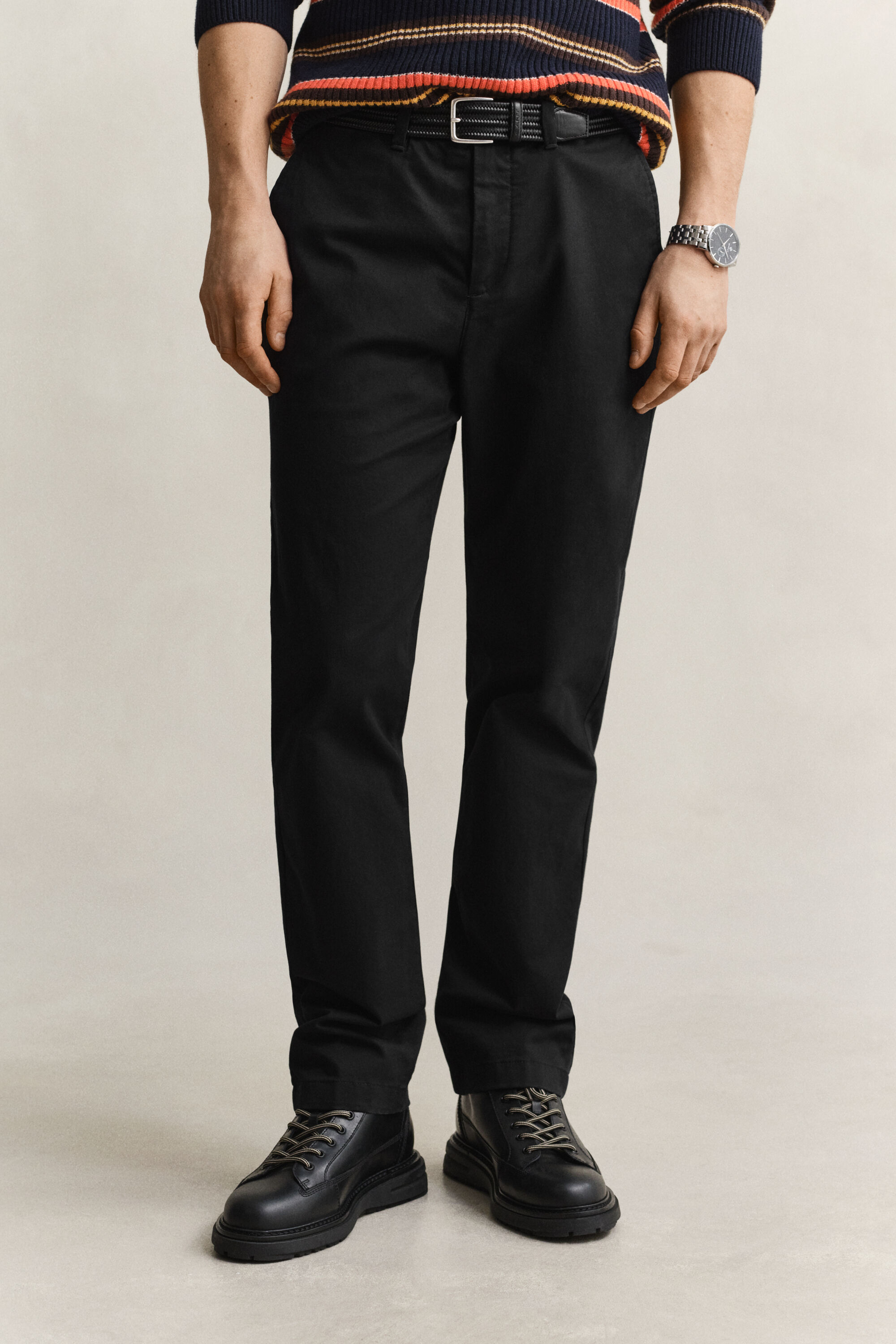 Klassiska chinos med regular fit