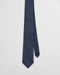 Foulardmönstrad slips